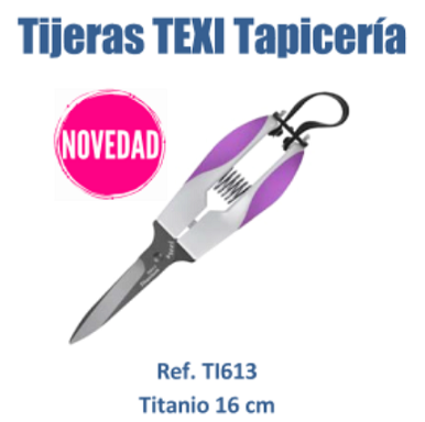 TIJERAS TEXI TAPICERIA 6 1/3" - 16 cm  - TITANIUM